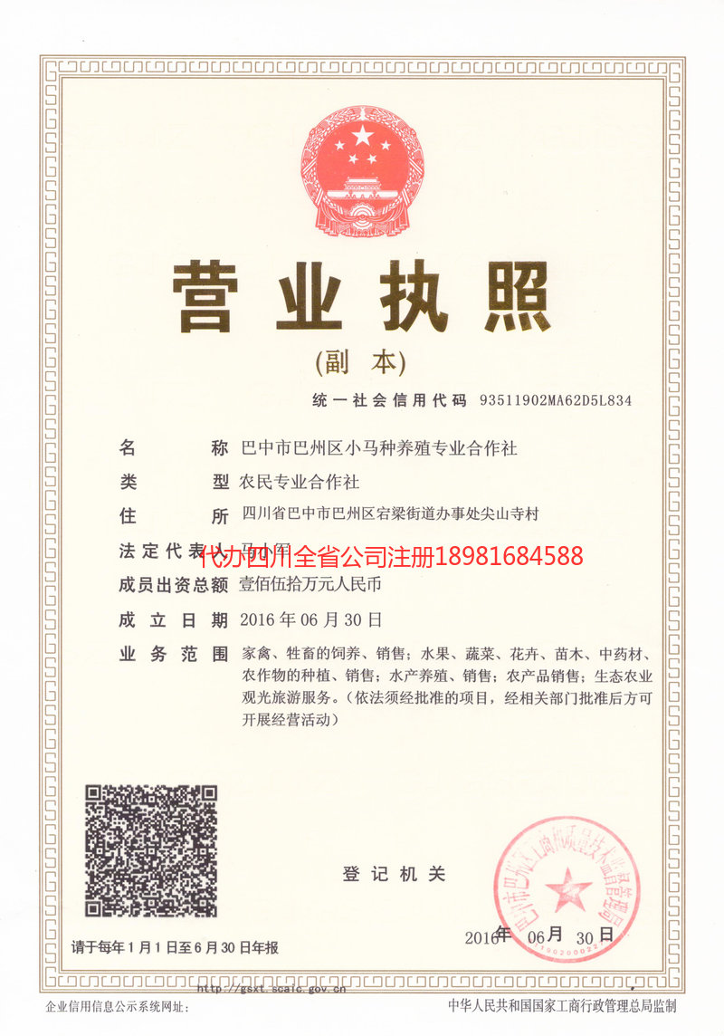 文昌文昌小马种养殖专业合作社